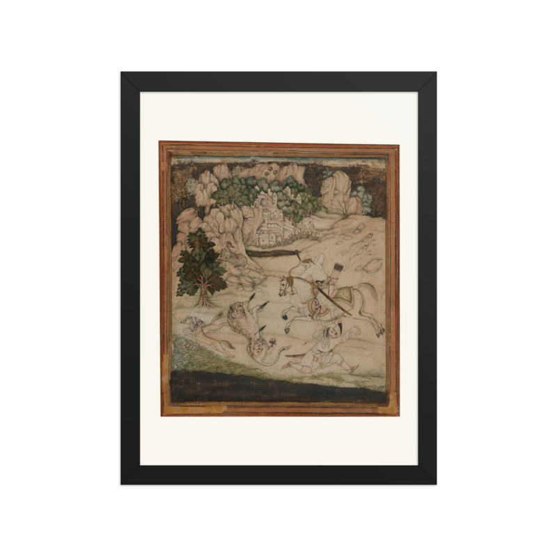 Landscape—a hunting scene
