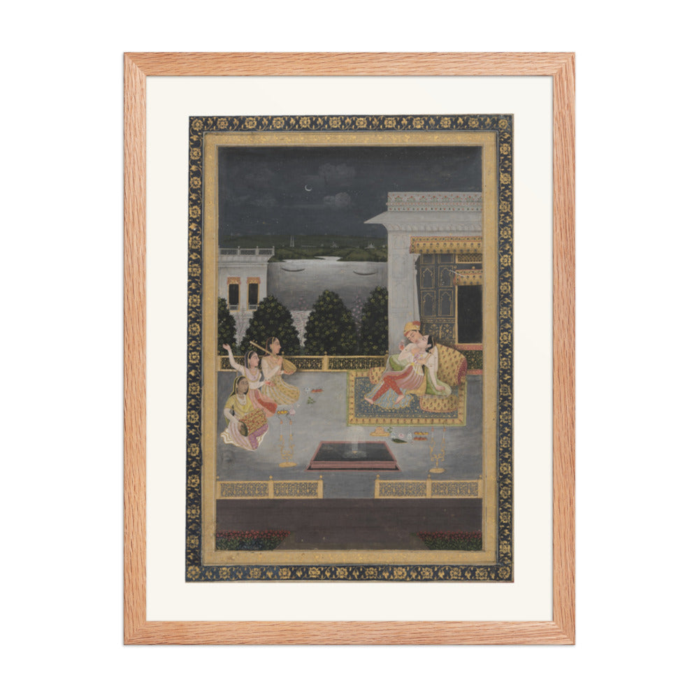 Lovers on a terrace with three musicians — view 5