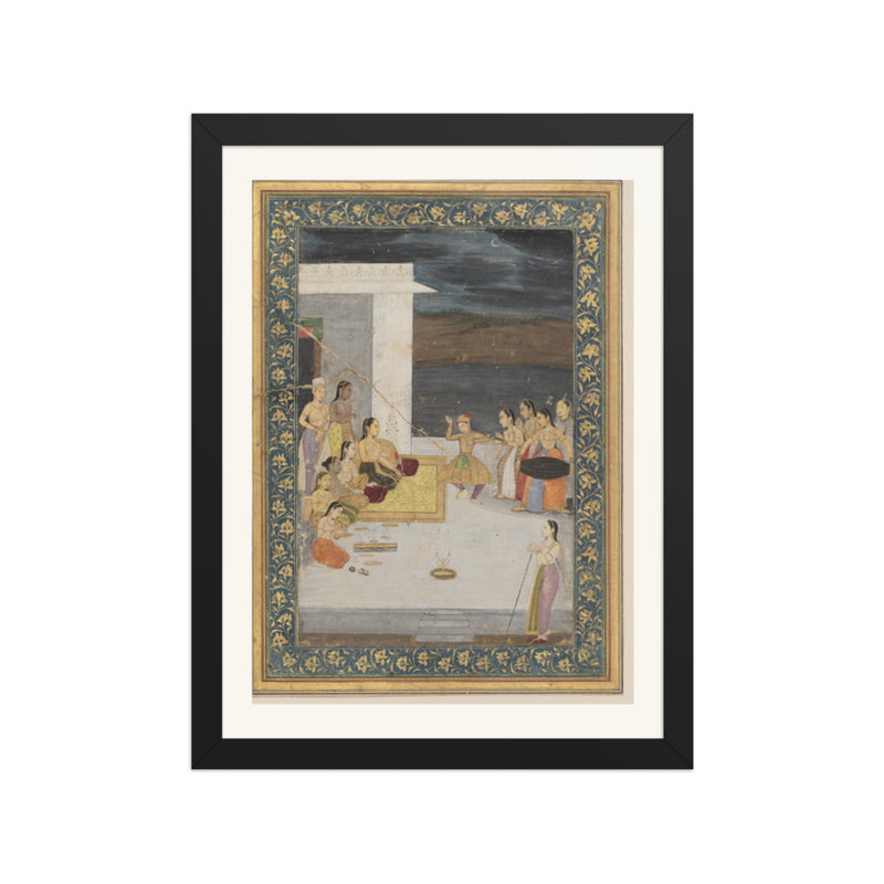 A Princess entertained by a dancer