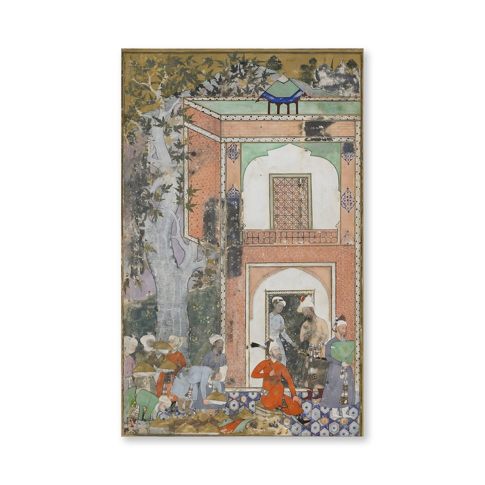 Babur Entertains in Sultan Ibrahim Lodi's Palace — view 4