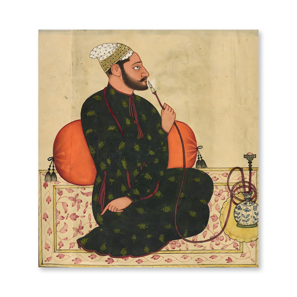 Portrait of a Raja, probably Raja Dhrub Dev of Jasrota — view 4