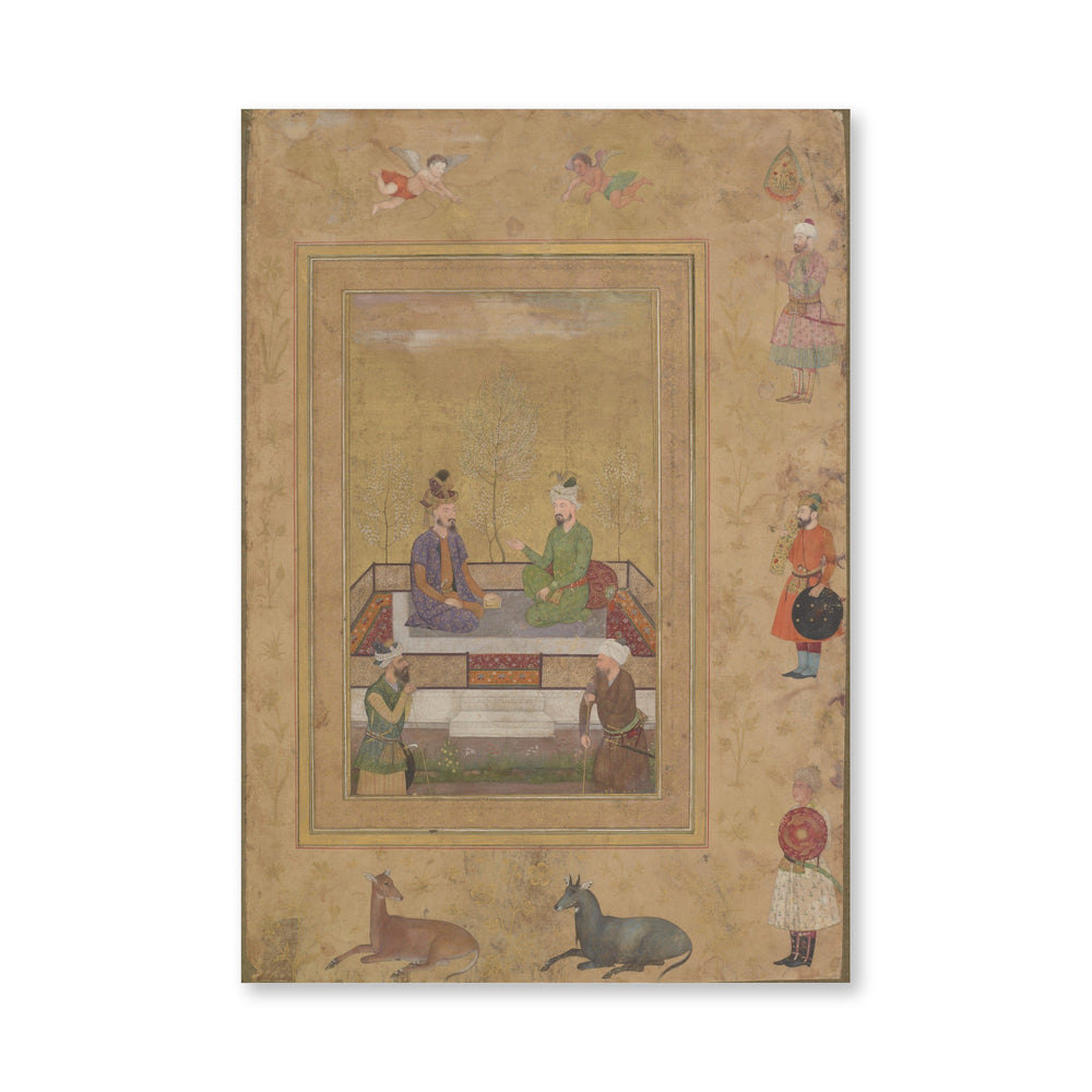 Humayun conversing with Babur. Painting circa — view 4