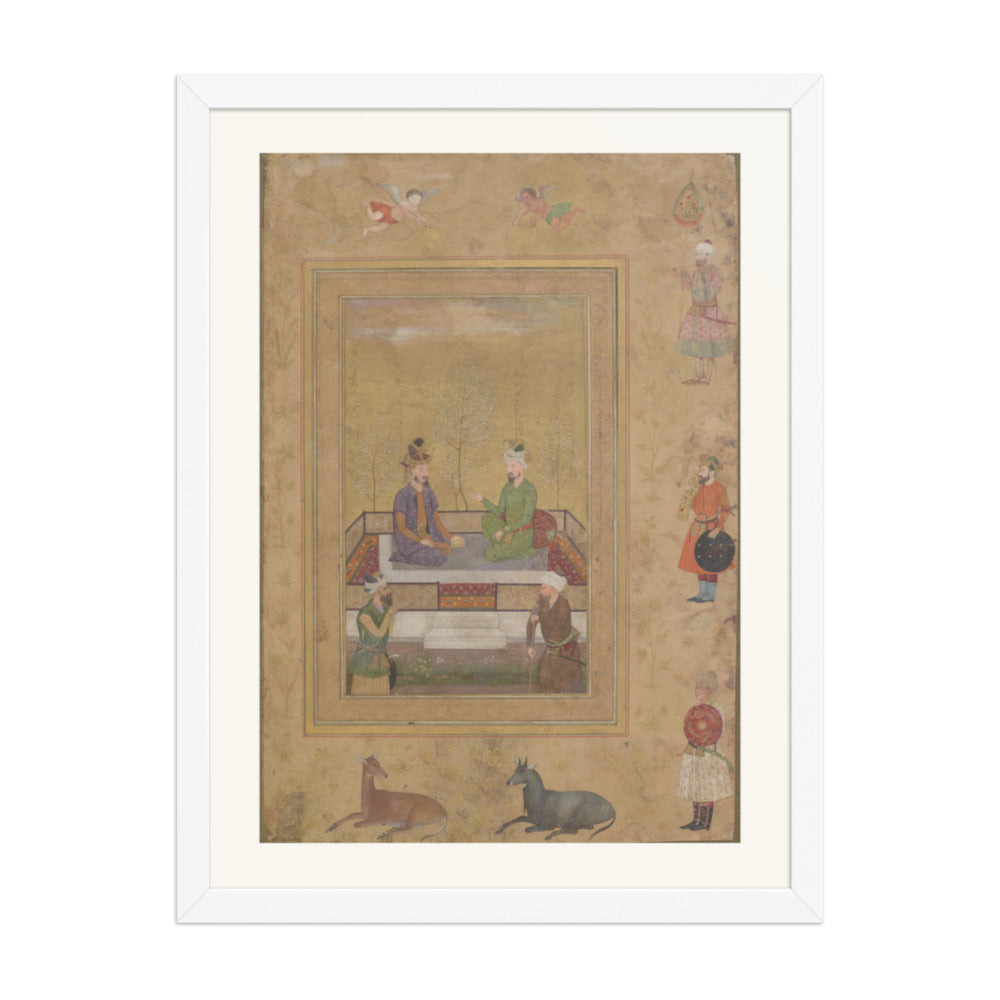 Humayun conversing with Babur. Painting circa — view 3