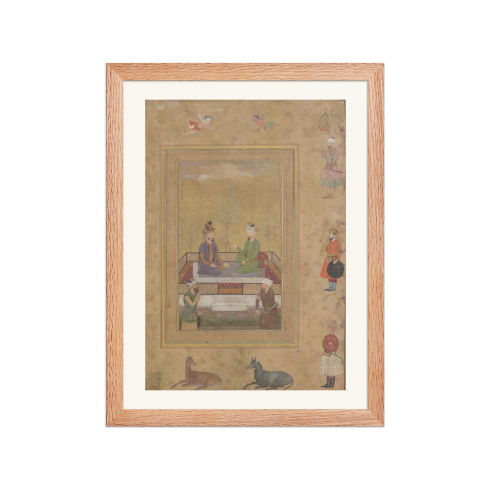 Humayun conversing with Babur. Painting circa — view 2