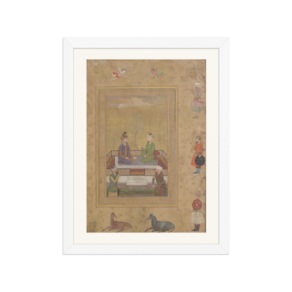 Humayun conversing with Babur. Painting circa — view 3