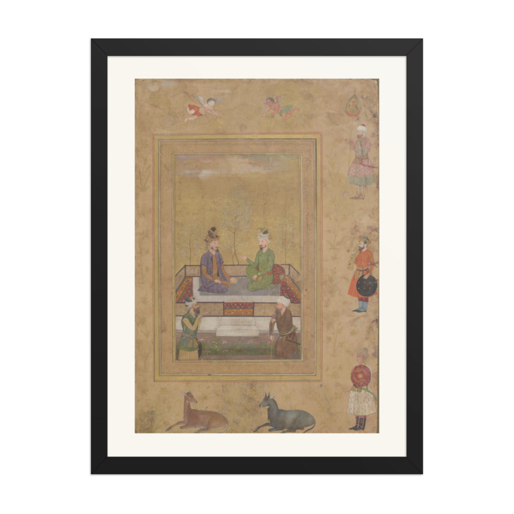 Humayun conversing with Babur. Painting circa — view 4