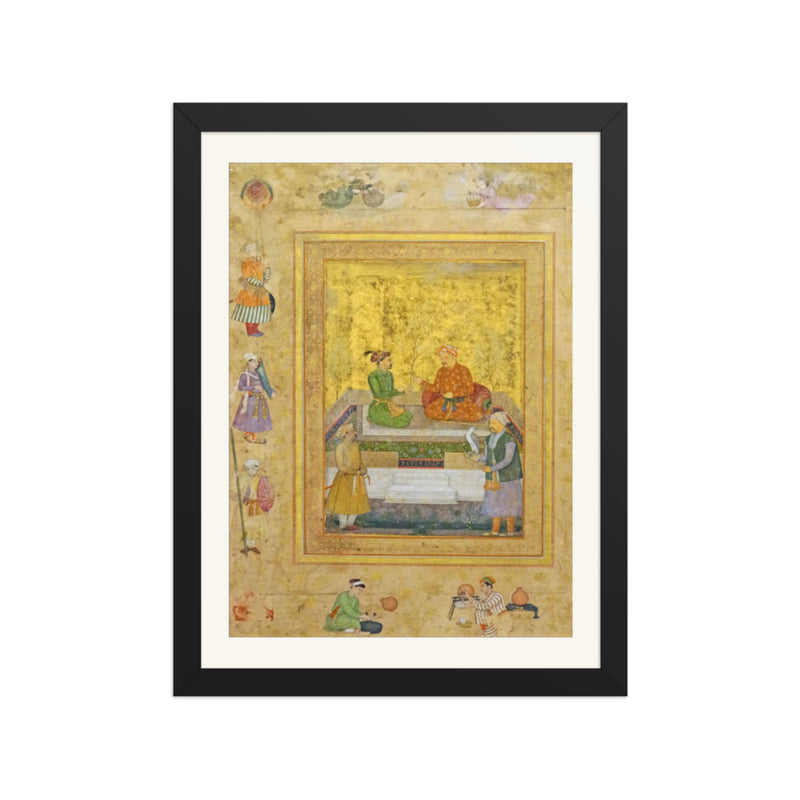 Akbar and His Grandson Shah Jahan
