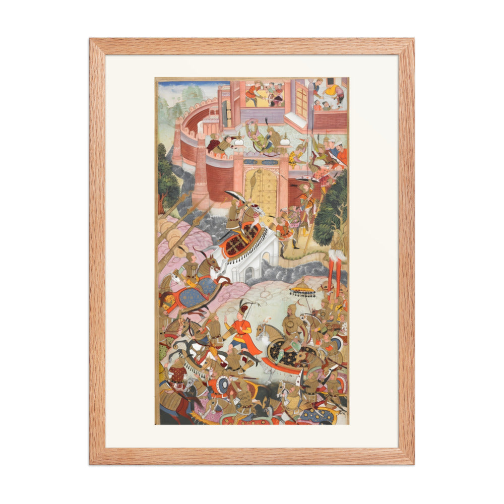 Babur’s army attacking the fort of Chanderi (1528) — view 2