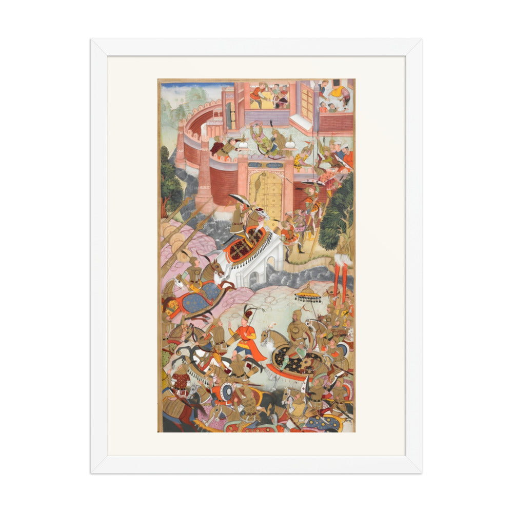 Babur’s army attacking the fort of Chanderi (1528) — view 3