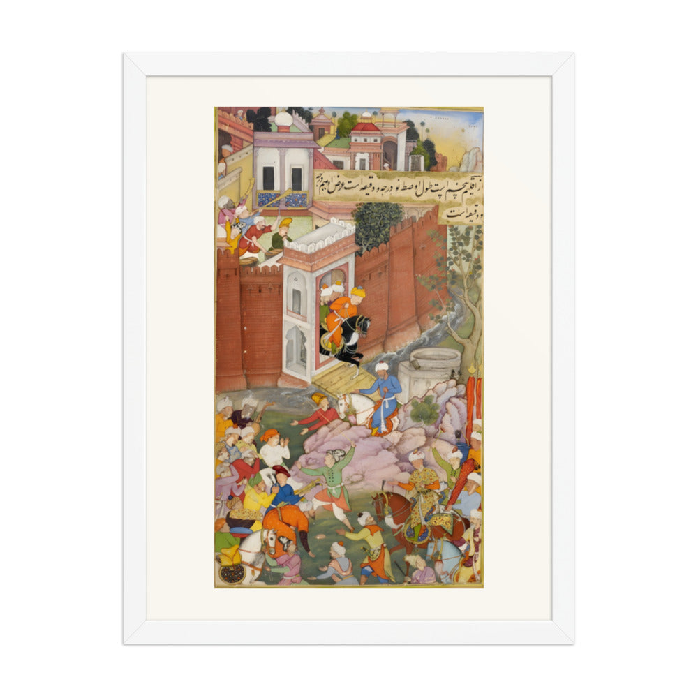 Babur rides into Samarkand — view 3