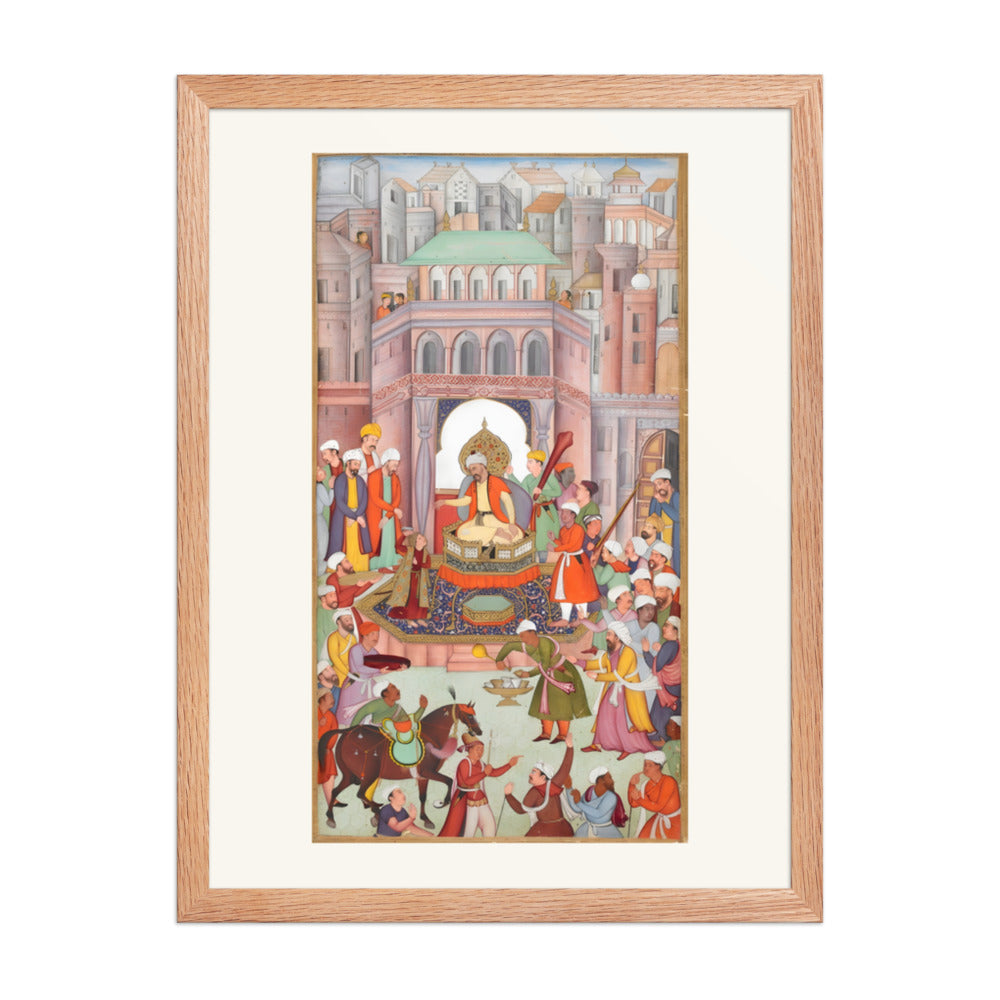 A party held in the pillared porch of Sultan Ibrahim’s private — view 2