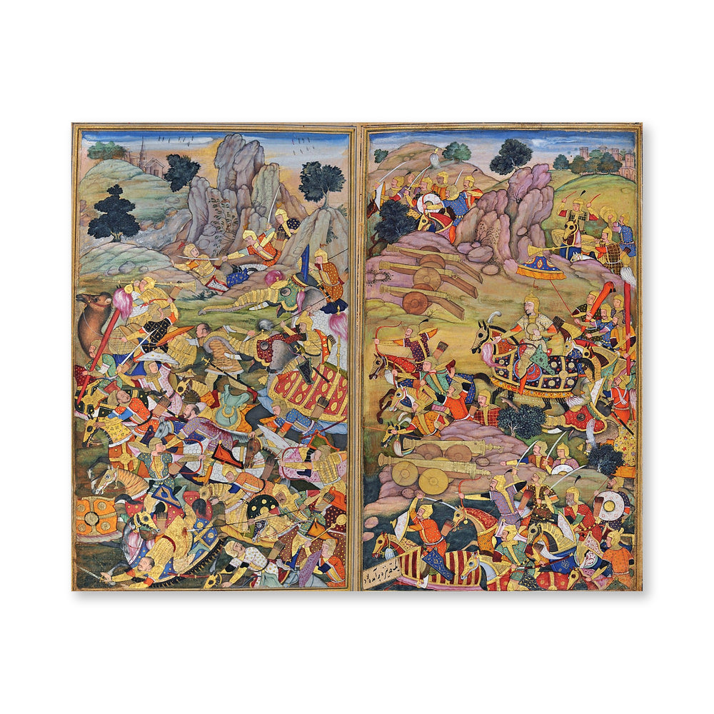 Battle of Panipat (20 April 1526). Baburnama — view 4