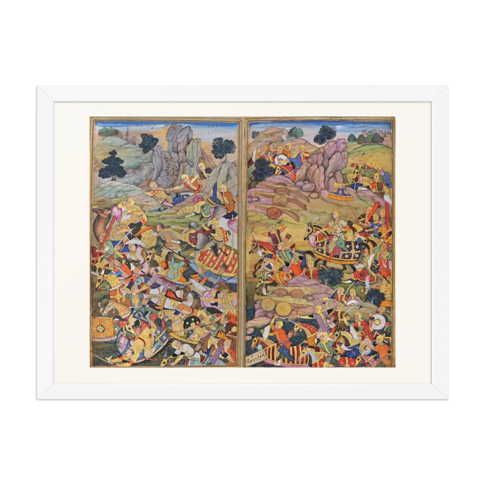 Battle of Panipat (20 April 1526). Baburnama — view 3