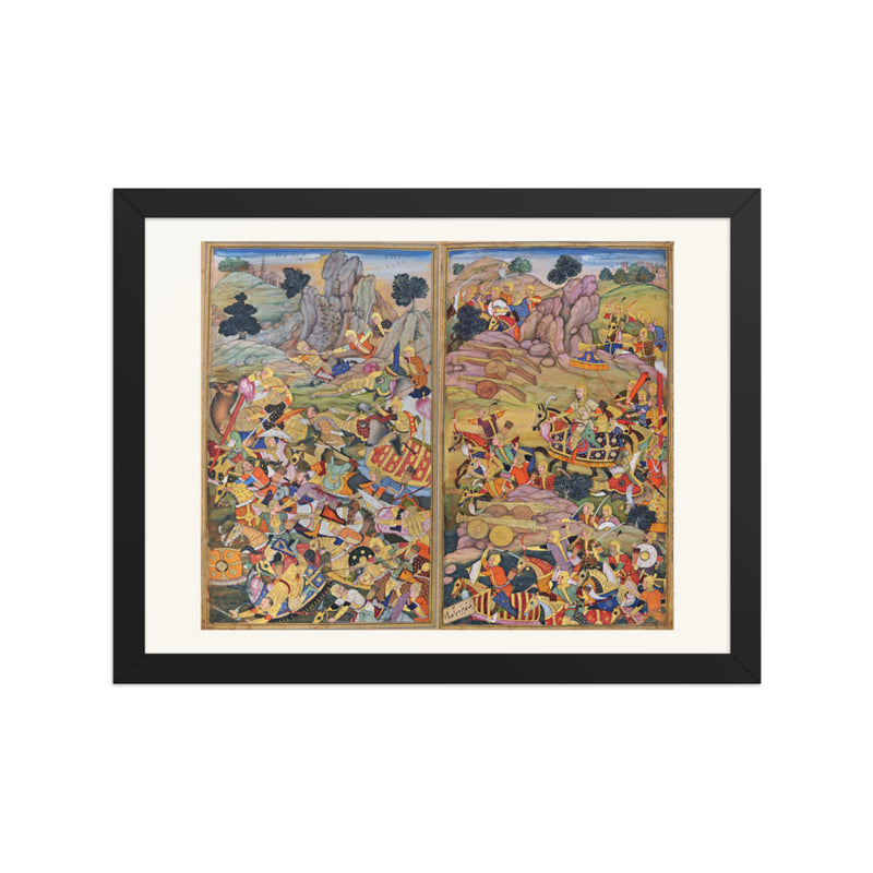 Battle of Panipat (20 April 1526). Baburnama