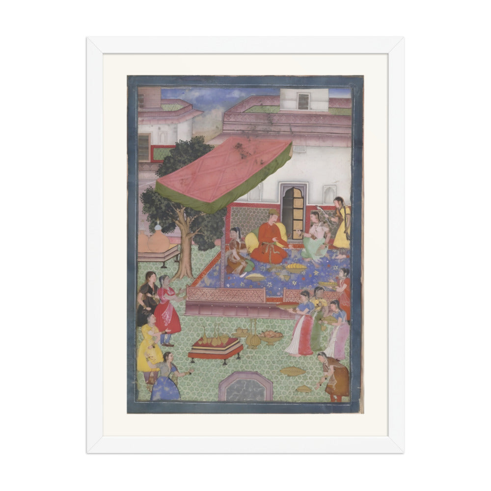 Prince or noble visiting the women's quarters or zenana — view 3