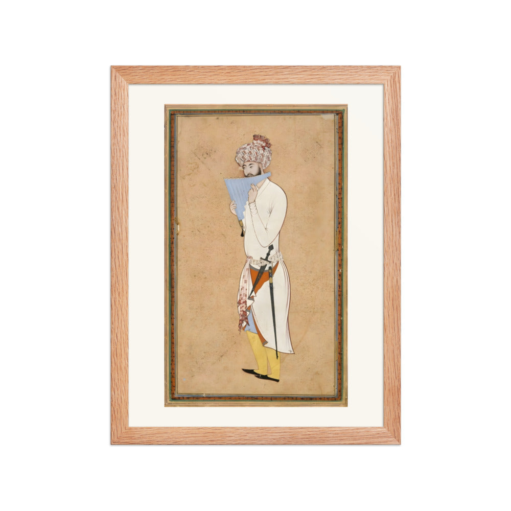 Man Playing Panpipes — view 2