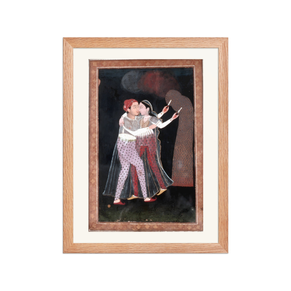 Embracing Lovers with Sparklers — view 2