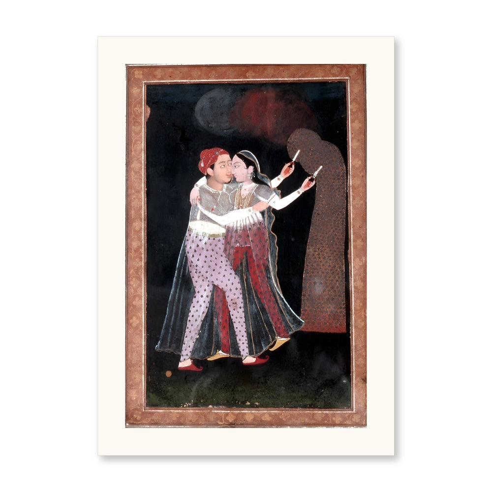 Embracing Lovers with Sparklers — view 4