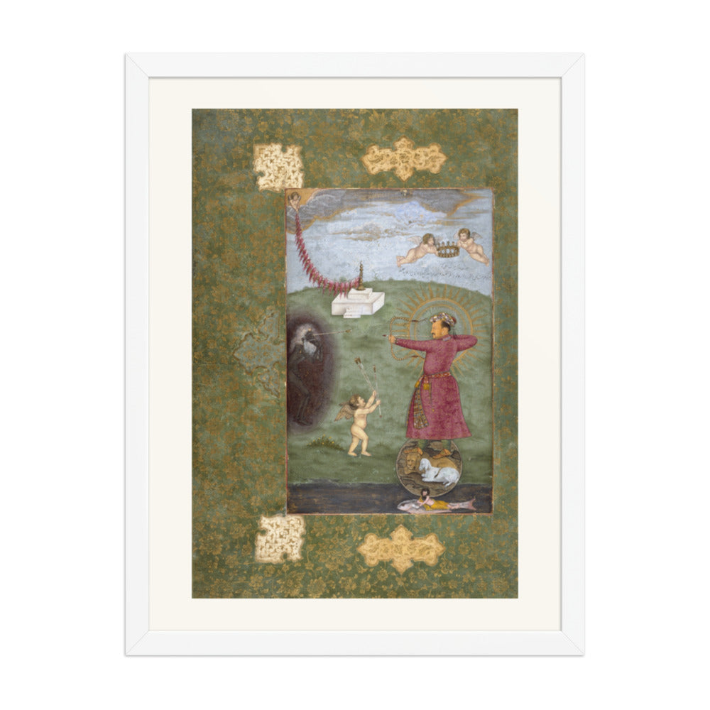 Jahangir Shooting Poverty, Standing on a Globe — view 6