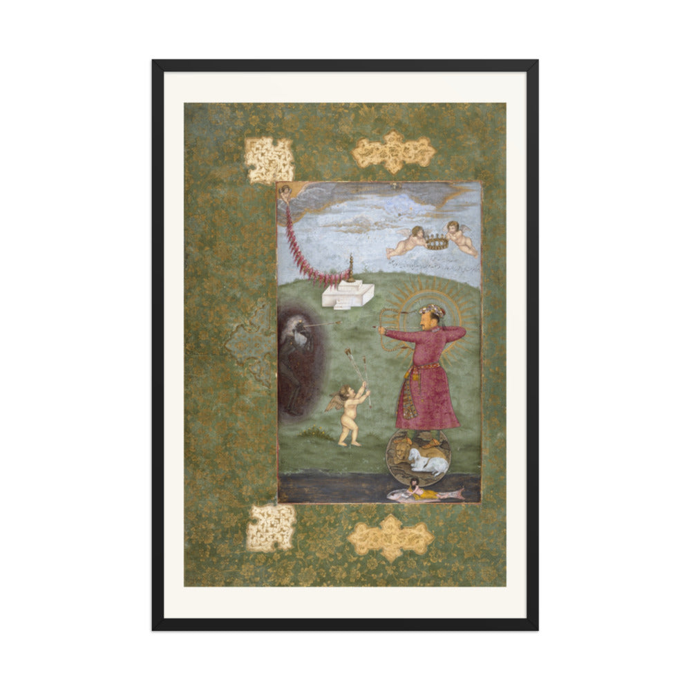 Jahangir Shooting Poverty, Standing on a Globe — view 7