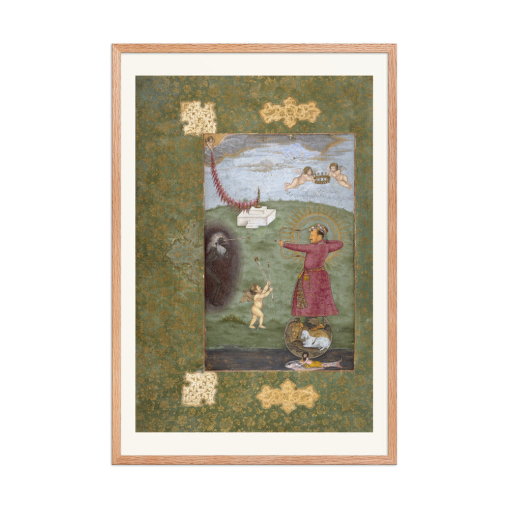Jahangir Shooting Poverty, Standing on a Globe — view 8