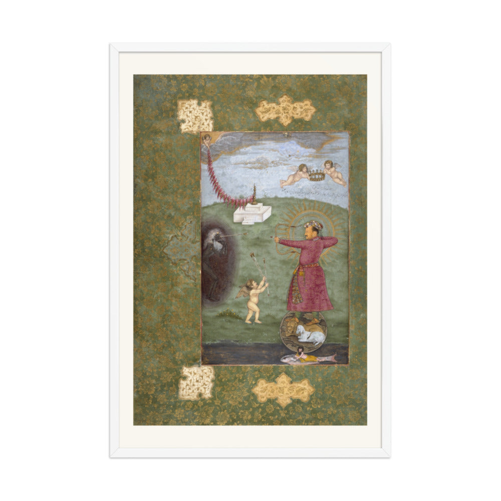 Jahangir Shooting Poverty, Standing on a Globe — view 9