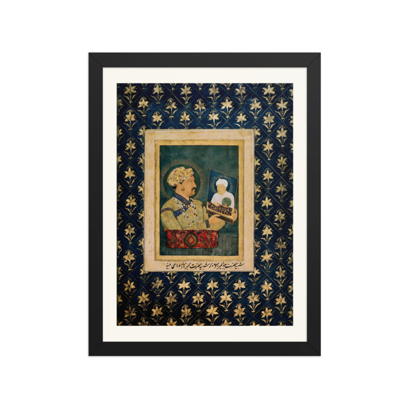 Jahangir Holding a Portrait of Akbar