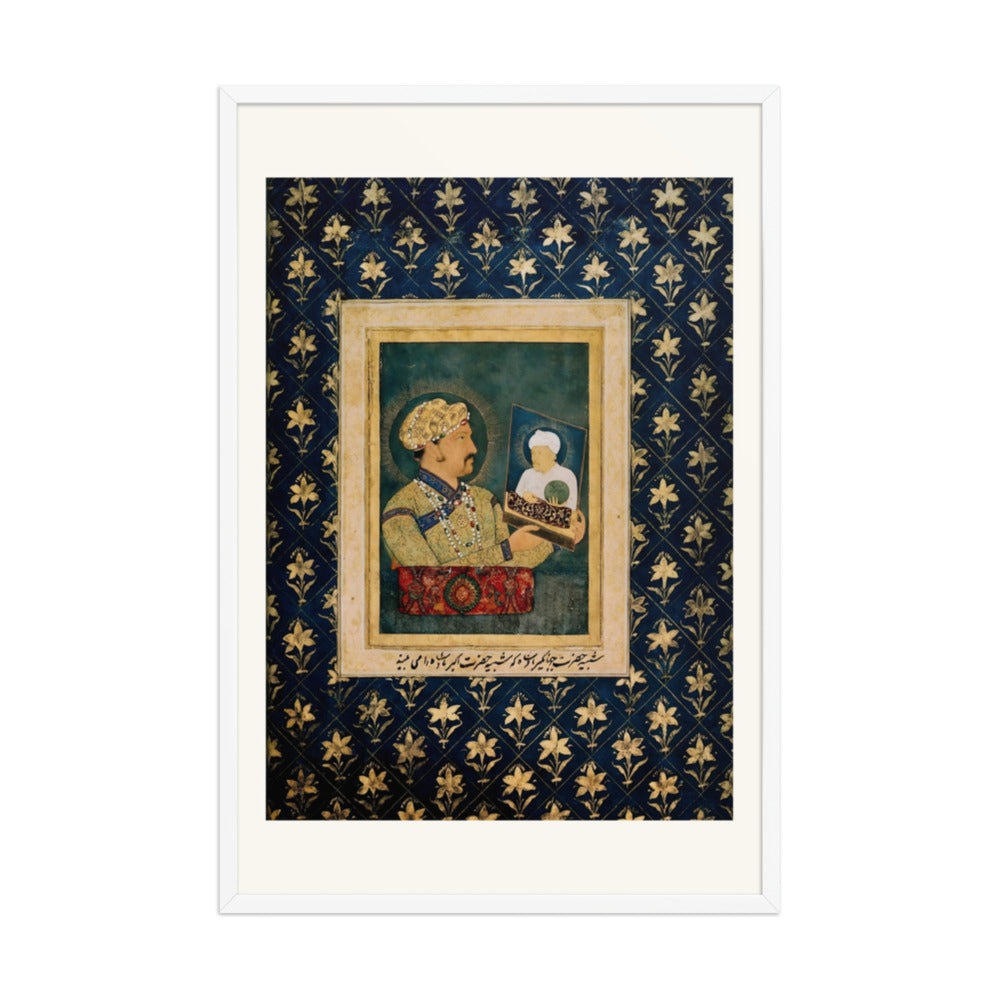 Jahangir Holding a Portrait of Akbar — view 9