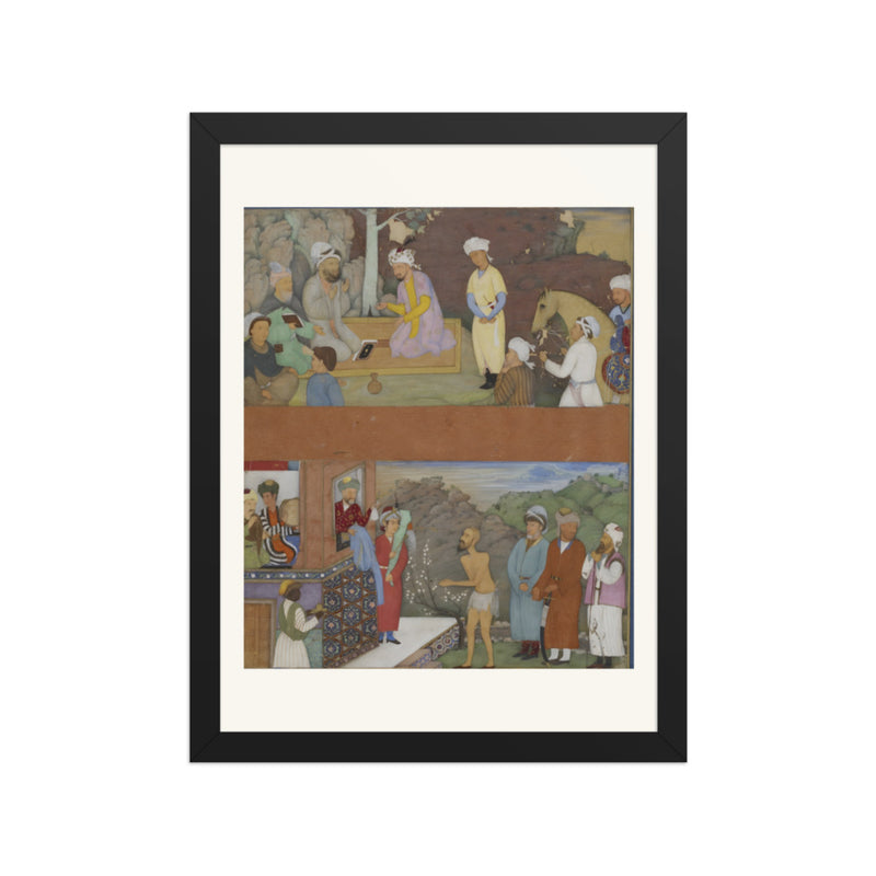 Two Illustrations from a Manuscript of the Gulistan
