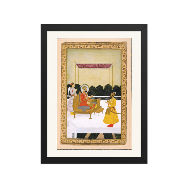 Farrukhsiyar Receiving Husain Ali Khan