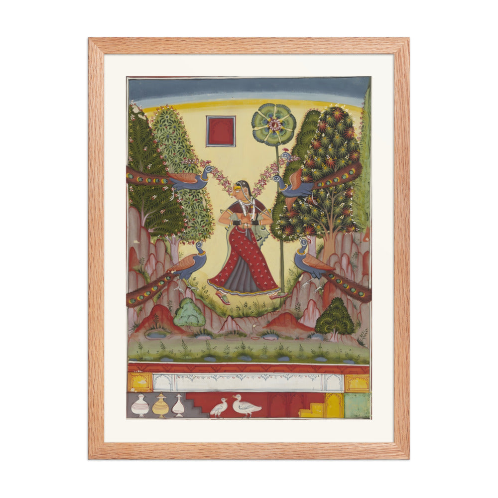 Gauri Ragini — A Girl with Peacocks — view 5