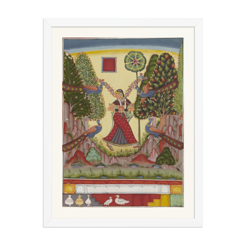 Gauri Ragini — A Girl with Peacocks — view 6