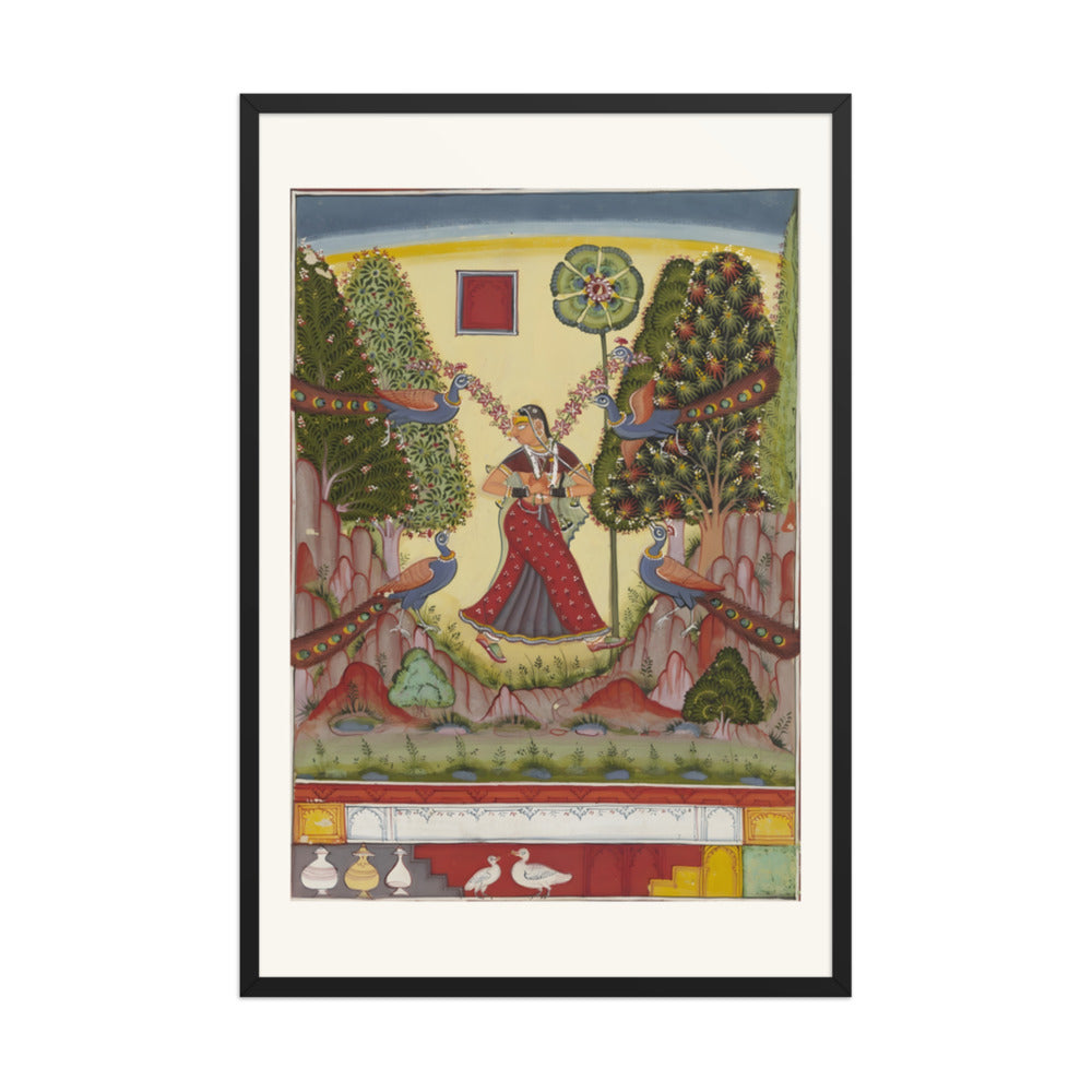 Gauri Ragini — A Girl with Peacocks — view 8