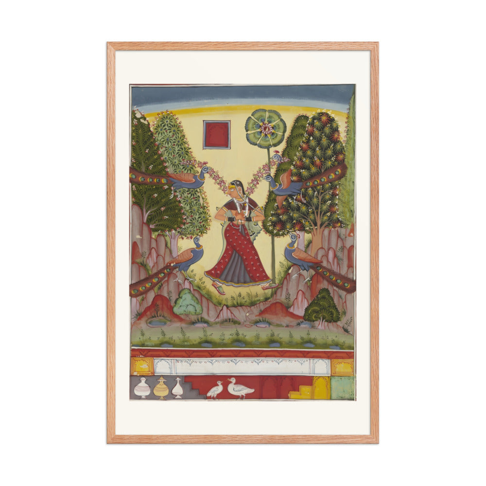 Gauri Ragini — A Girl with Peacocks — view 9