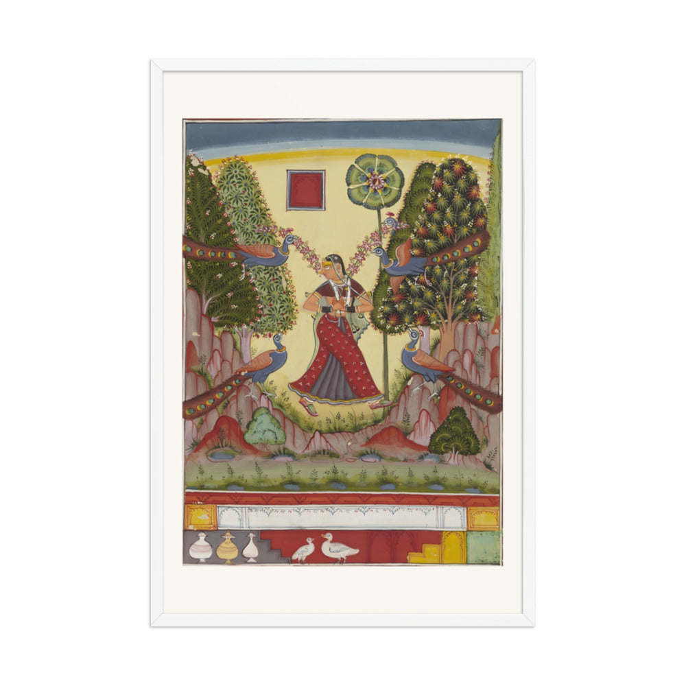 Gauri Ragini — A Girl with Peacocks — view 10