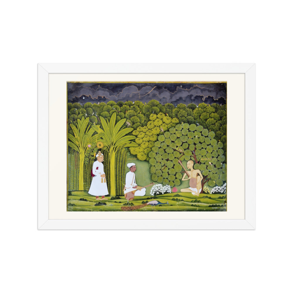 Akbar and Tansen Visit Haridas — view 3