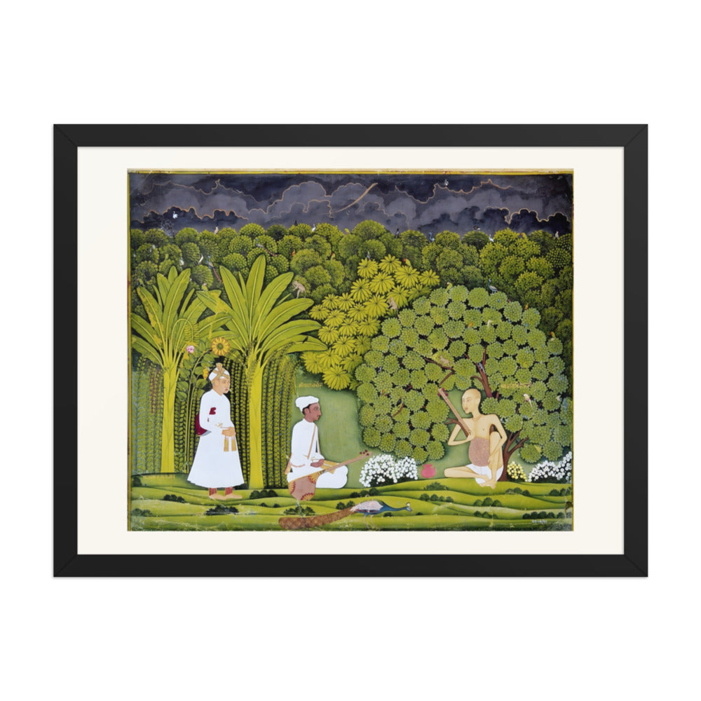Akbar and Tansen Visit Haridas — view 14