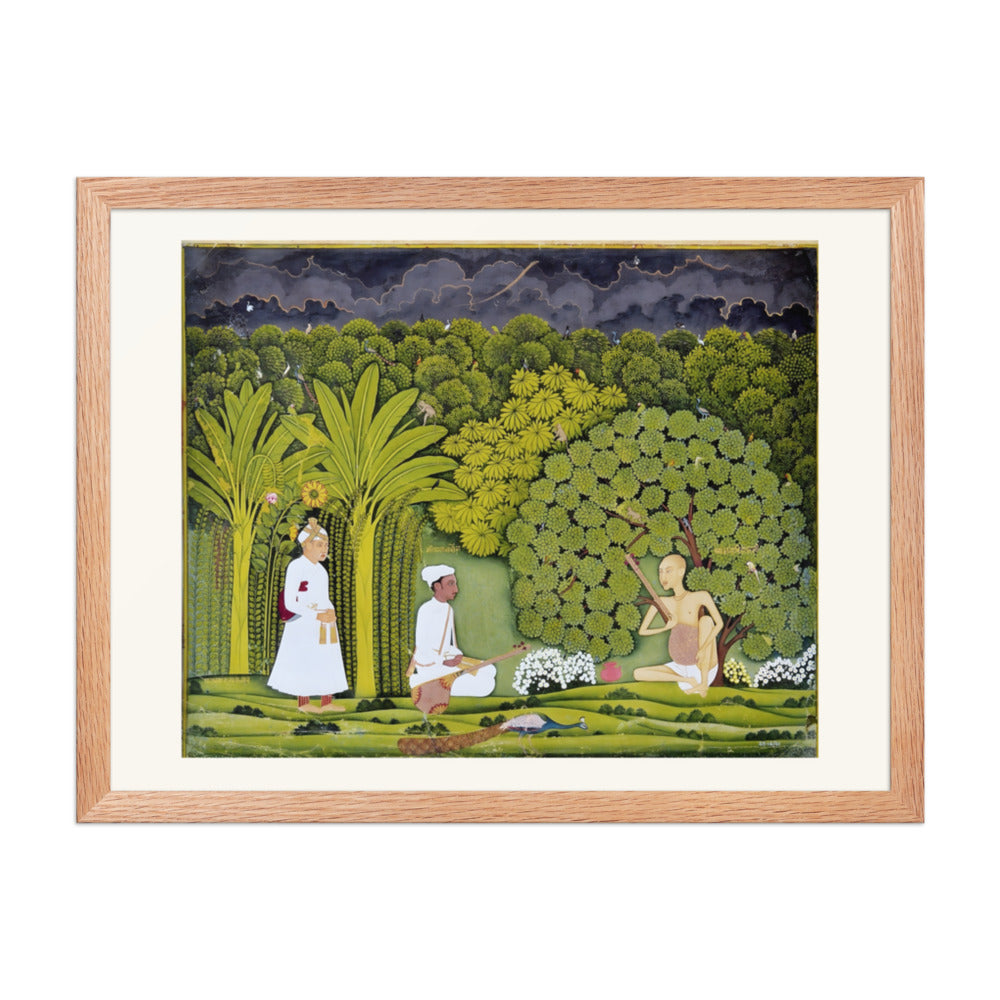 Akbar and Tansen Visit Haridas — view 15