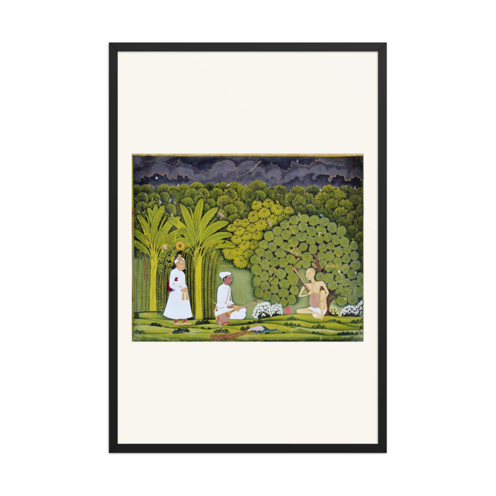 Akbar and Tansen Visit Haridas — view 17