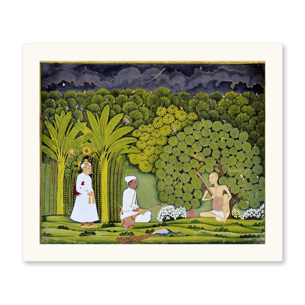 Akbar and Tansen Visit Haridas — view 10