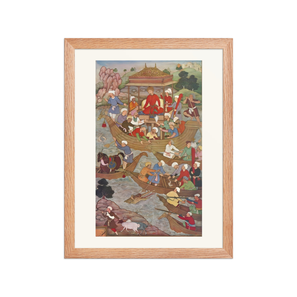 Babur Crossing the River Son — view 2