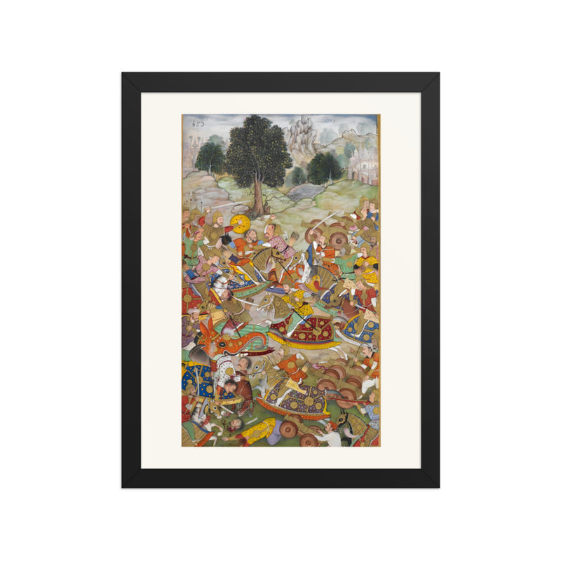 Babur's Army in Battle Against Rana Sanga