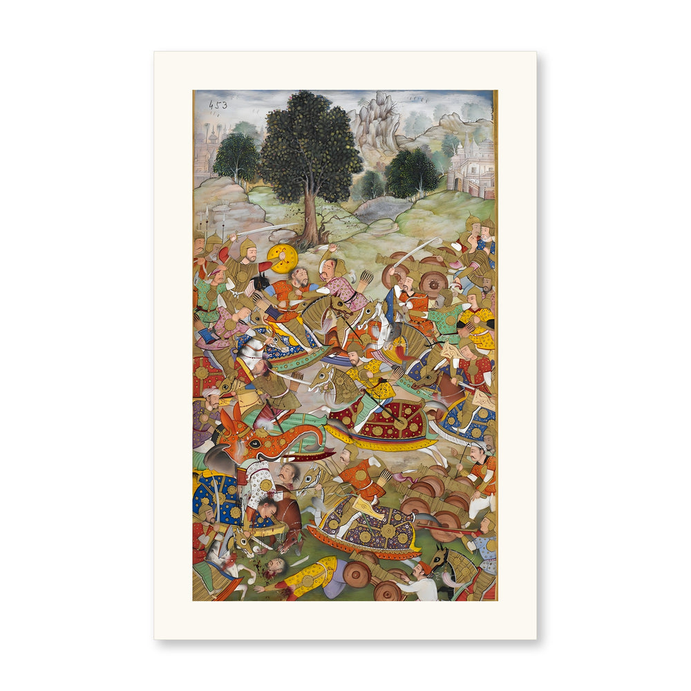 Babur's Army in Battle Against Rana Sanga — view 7