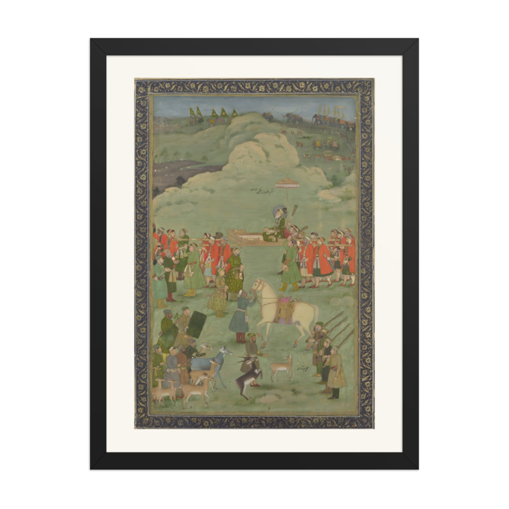 The Emperor Aurangzeb Carried on a Palanquin — view 4