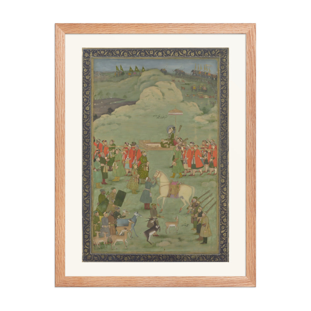 The Emperor Aurangzeb Carried on a Palanquin — view 5