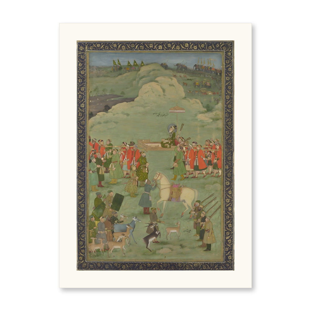 The Emperor Aurangzeb Carried on a Palanquin — view 7