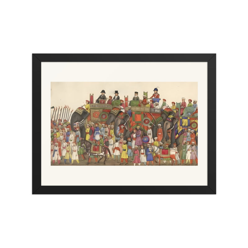 An Escort Accompanying Bahadur Shah Zafar