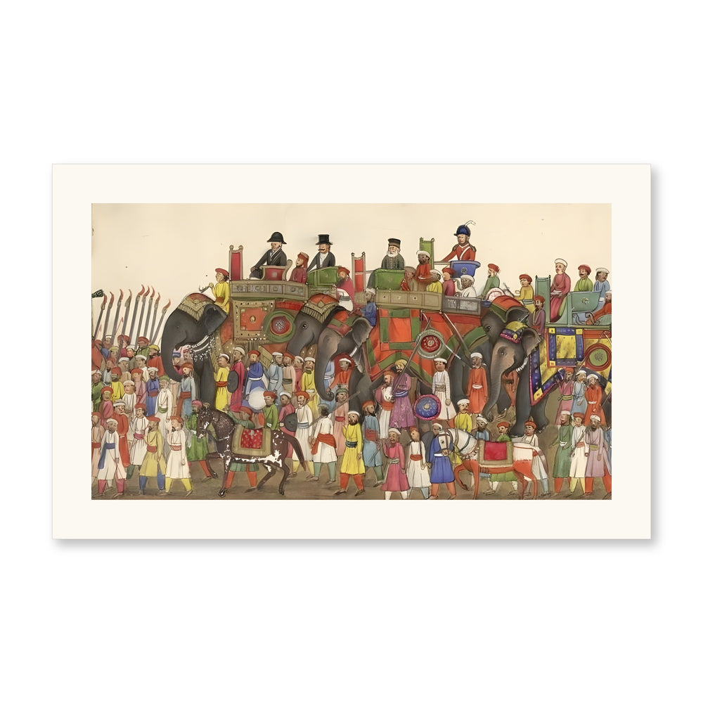 An Escort Accompanying Bahadur Shah Zafar — view 4