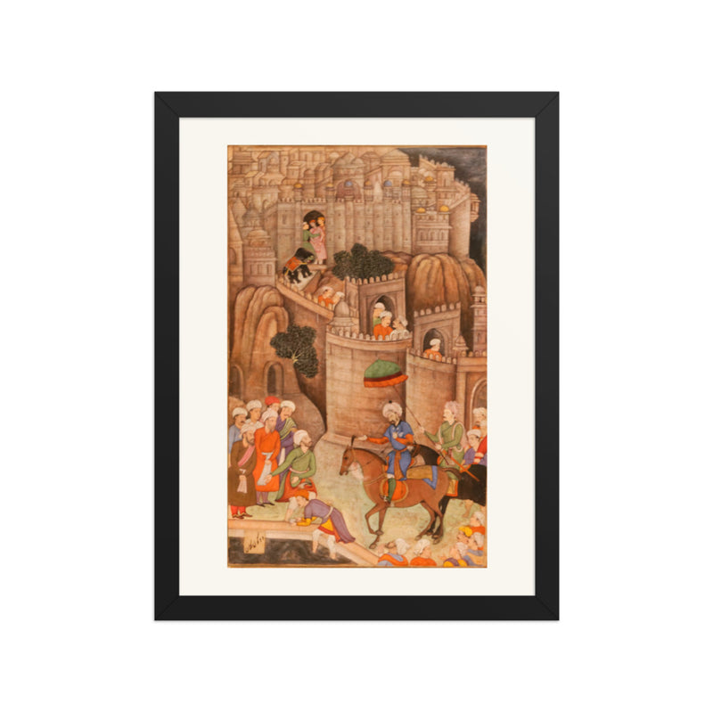 Babur Inspecting the Gwalior Fort
