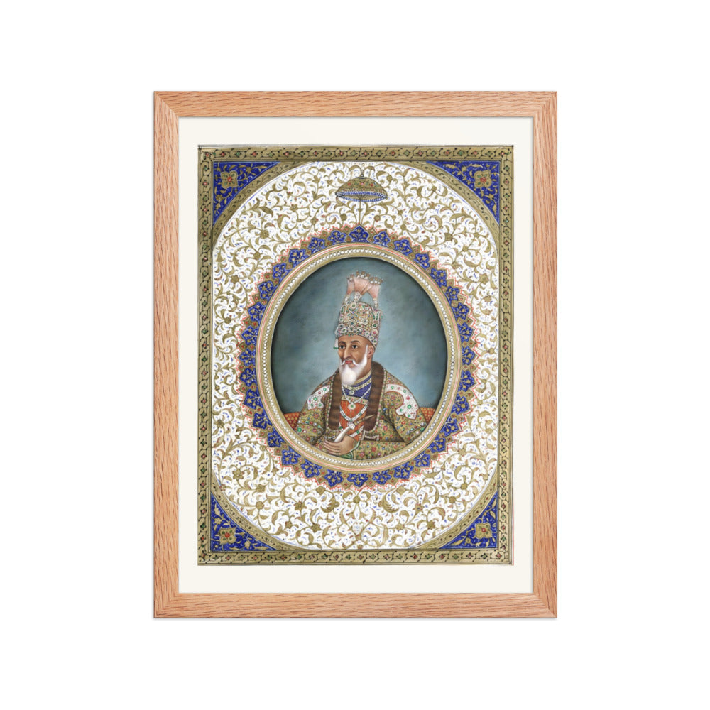 Portrait of the Emperor Bahadur Shah II — view 9